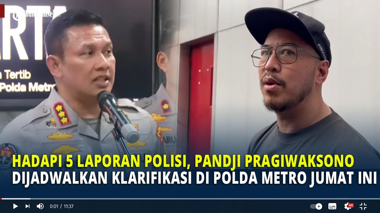 Hadapi 5 Laporan Polisi, Pandji Pragiwaksono Dijadwalkan Klarifikasi di Polda Metro Jumat Ini