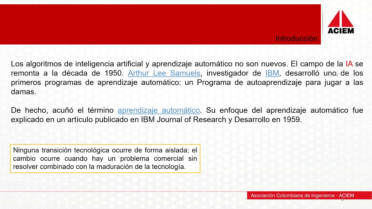 Conferencia ACIEM - Fundamentos de Machine Learning