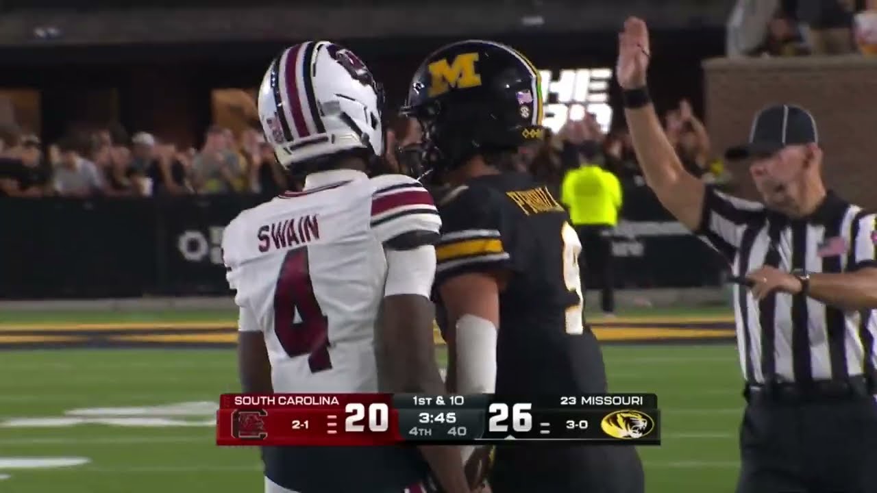 Beau Pribula QB Mizzou highlights | Wk 4 vs South Carolina