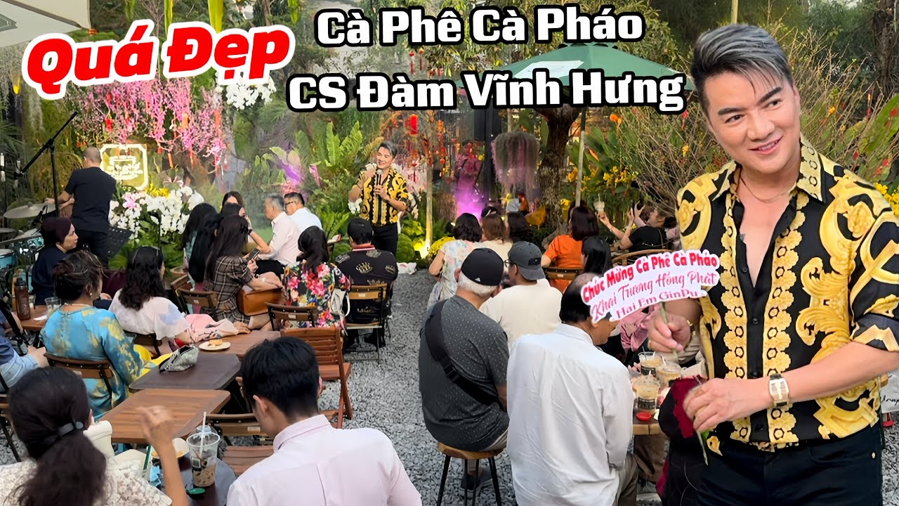 Cs Đàm Vĩnh Hưng Mở Quán Cà Phê Cà Pháo Quá Đẹp Phong Cách Kết Hợp Hiện Đại & Hoài Cổ
