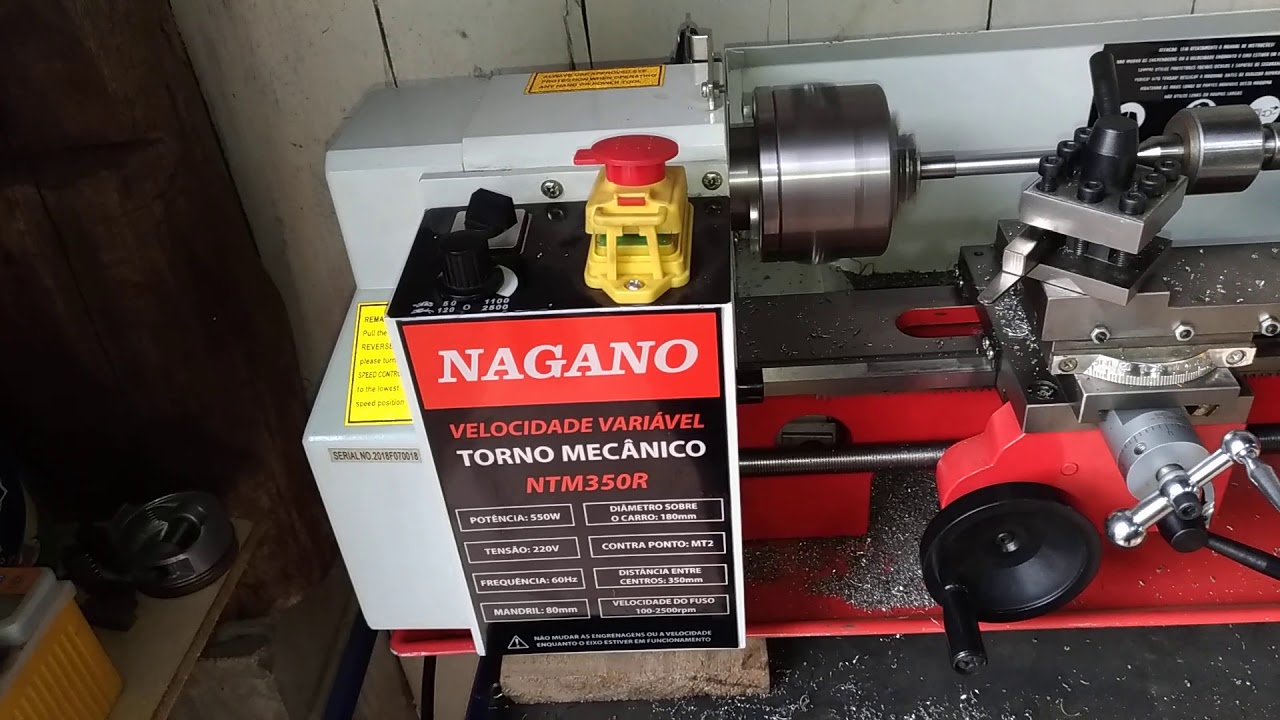 Torno mecânico de bancada nagano