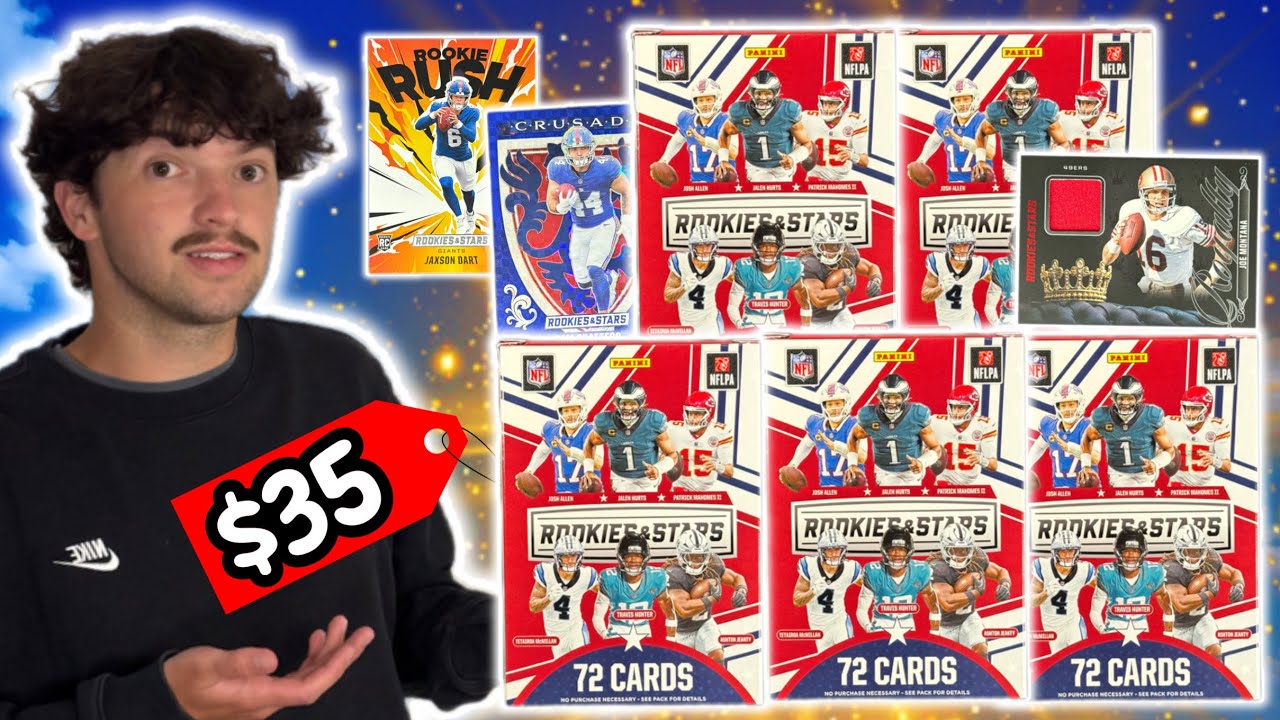 ROOKIES & STARS IS HERE! (2025 Rookies and Stars Football Hobby Blaster Box)