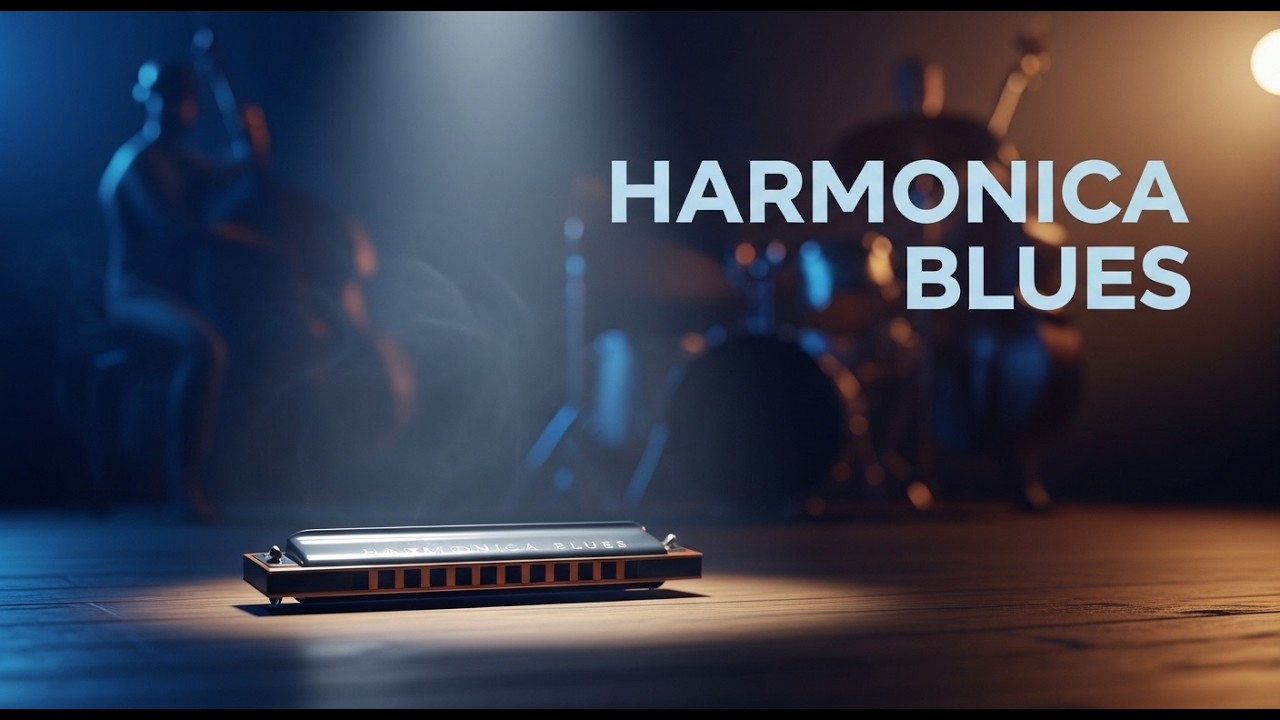Harmonica Blues Instrumental – Drifting Across the Midnight Road