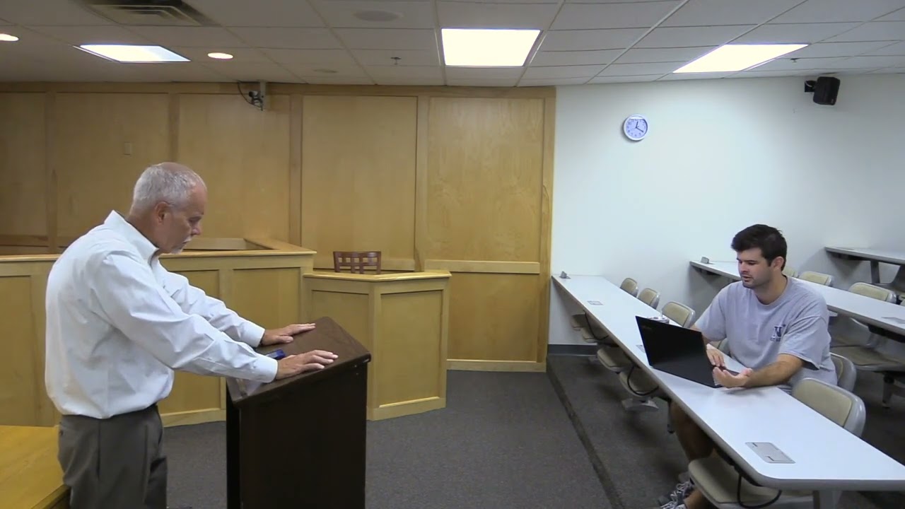 Professor Culhane Demonstrates the Socratic Method