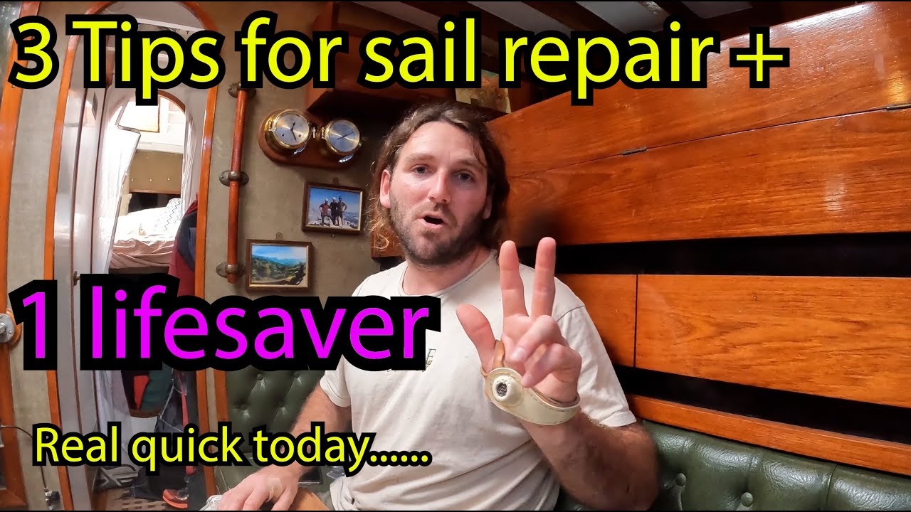 4 Simple Tips to Make Sail Repair EASIER!