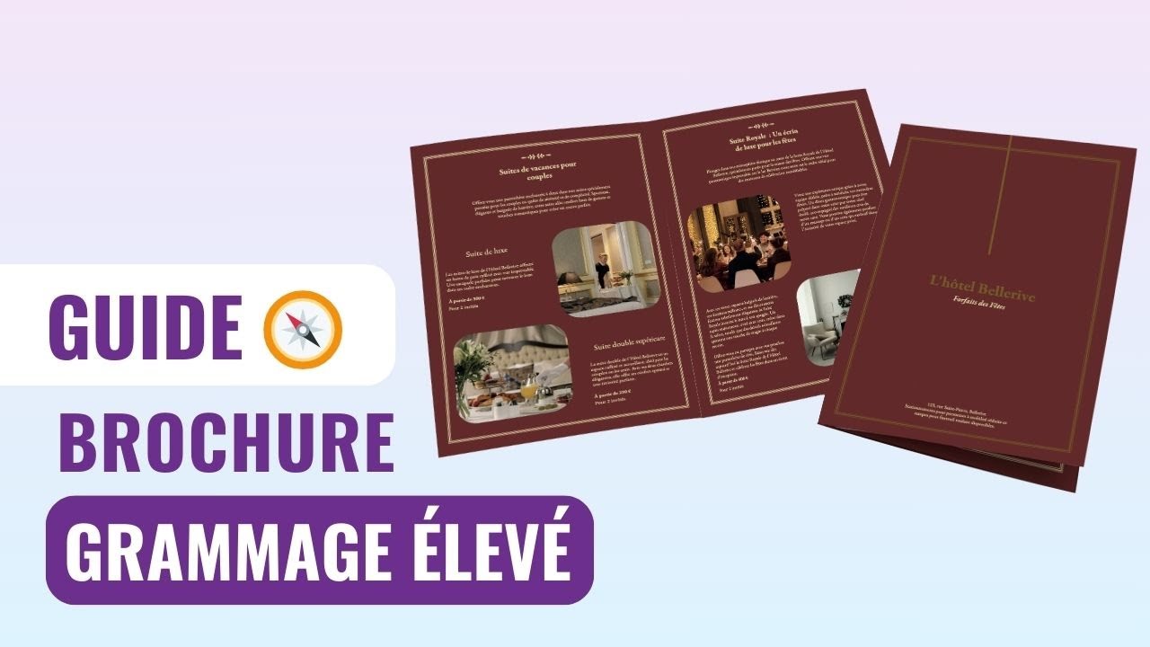 GUIDE: Concevoir une brochure haut de gamme avec un grammage papier élevé