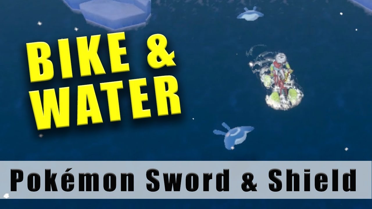Pok&eacute;mon Sword and Shield как получить мотоцикл и покататься по воде