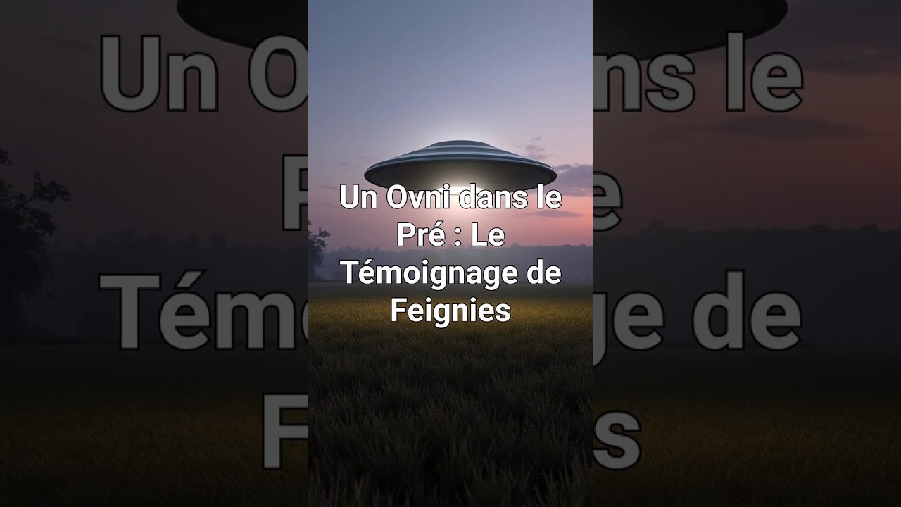 Un OVNI &agrave; Feignies ! Vrai ou Faux ?