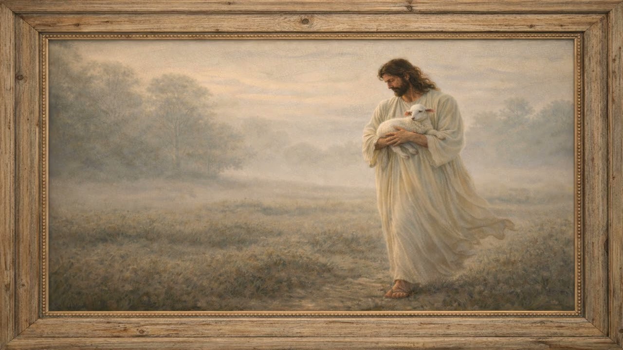 The Good Shepherd | Beautiful Jesus and Lamb 4K Frame TV Screensaver