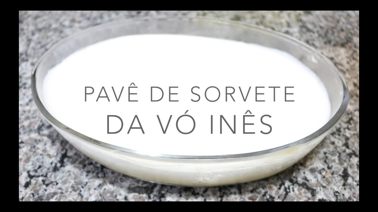 Pavê de Sorvete - Na Panela