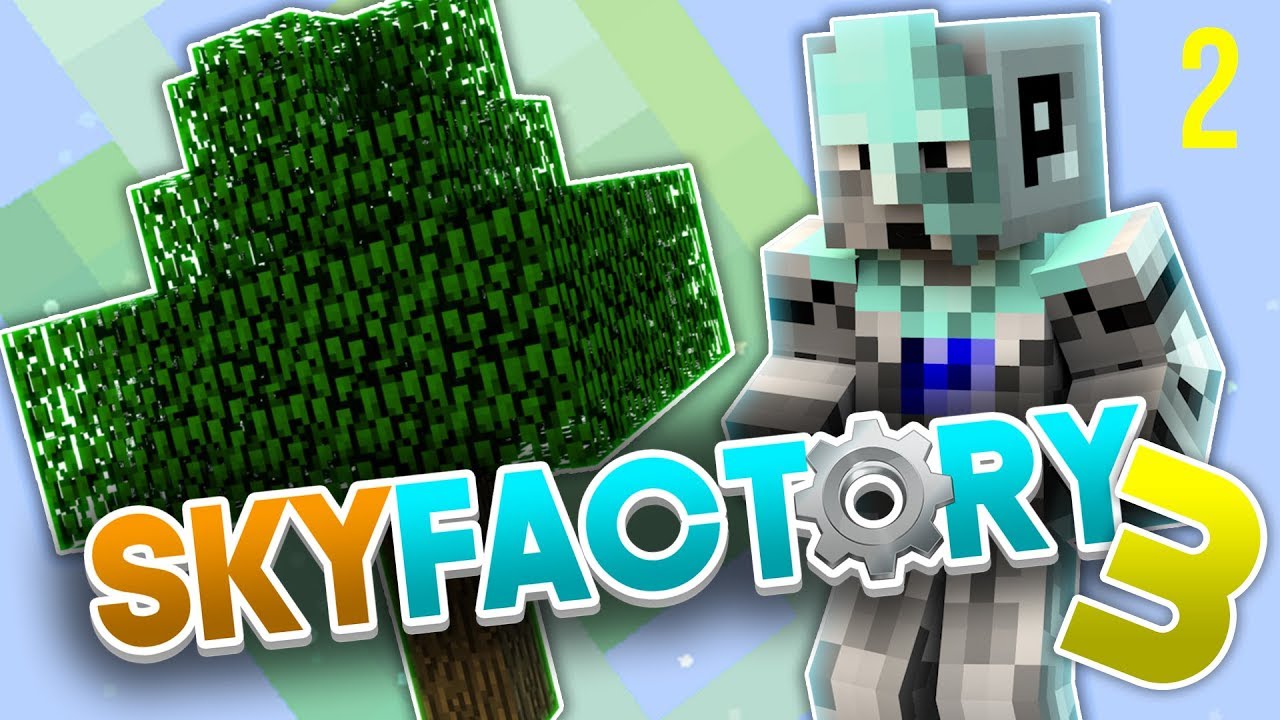 The BEST TREE FARM In Minecraft! (Skyfactory 3 #2)