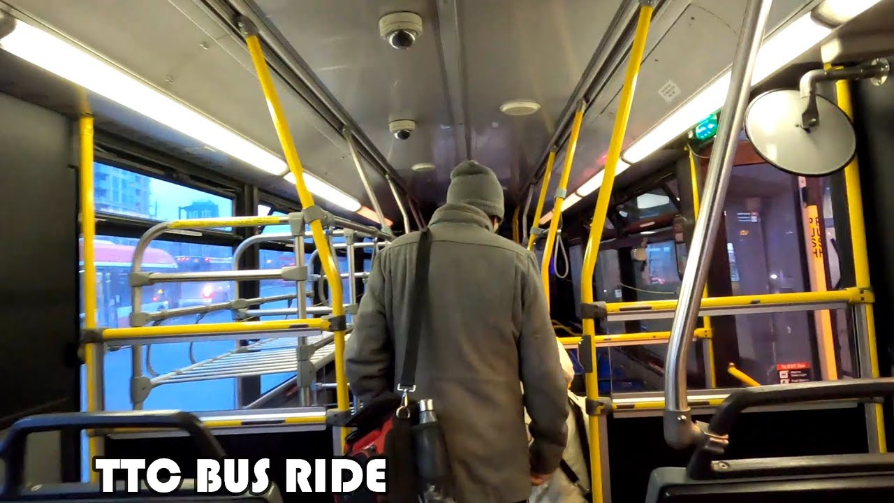 TTC Route 900 Bus Ride From Pearson Int'l Airport To Kipling Station