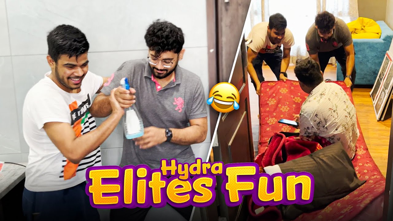 Carrying Hydra BTS in Hydra Elites Vlog 🤣