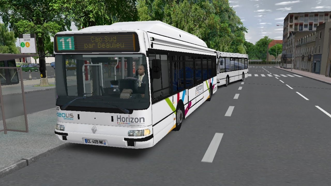 new Renault agora S €2 CNG ZF  Ex ratp  100 % sound horizon 16 omsi 2 lien en description