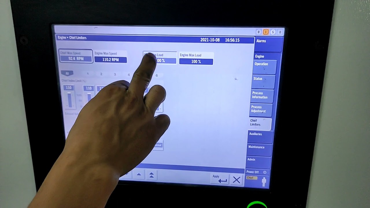 Electronic Engine Unit Cut-Off Man b&w 6S60ME-C 8.2