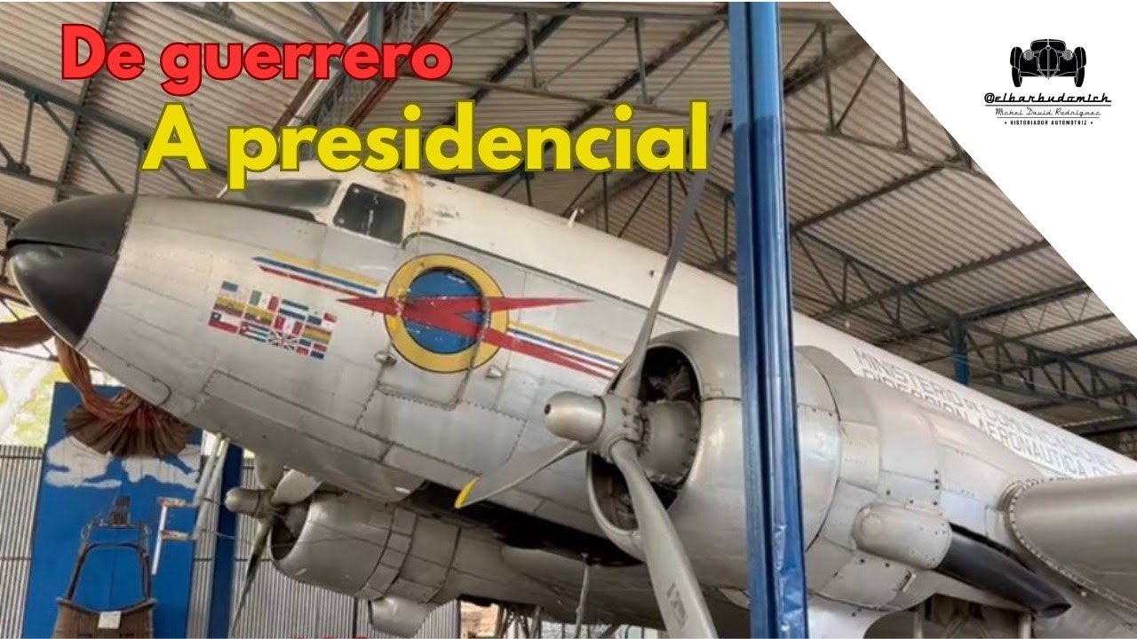 Este fue EL PRIMER AVIÓN PRESIDENCIAL de Venezuela.