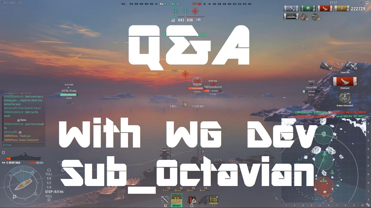 Massive Q&A With Wargaming Dev Sub_Octavian! CV Changes, Stealth Fire Removal And More!