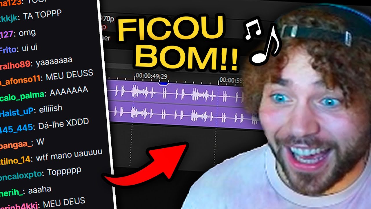 wuant cria música em live e o chat enlouquece