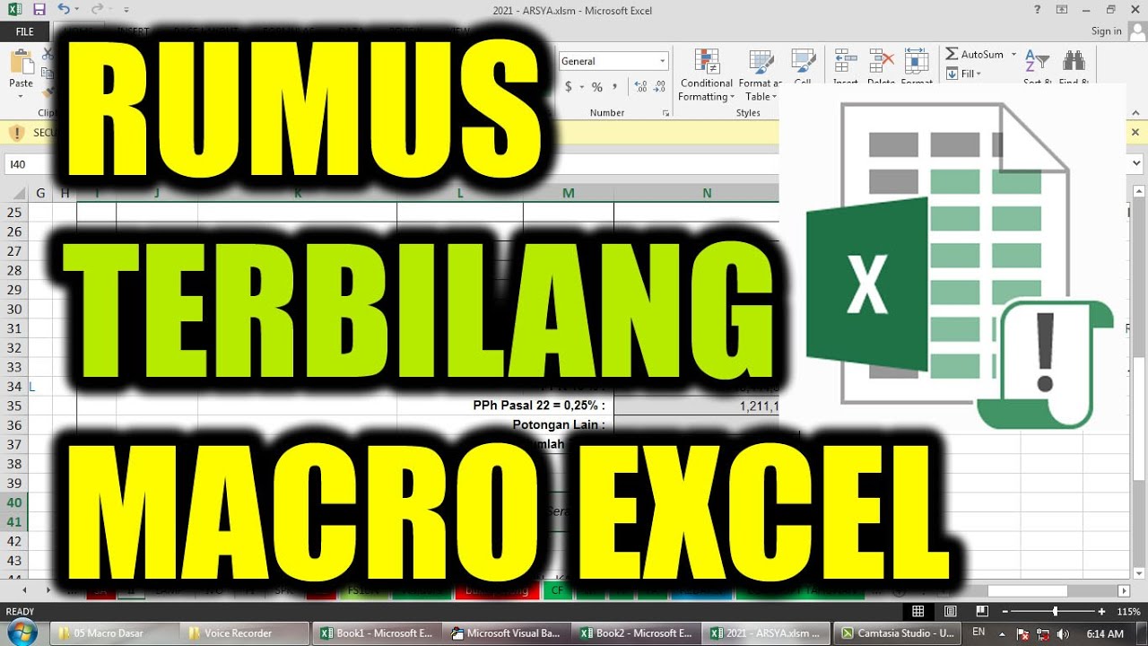 Belajar Macro Excel Tingkat Dasar
