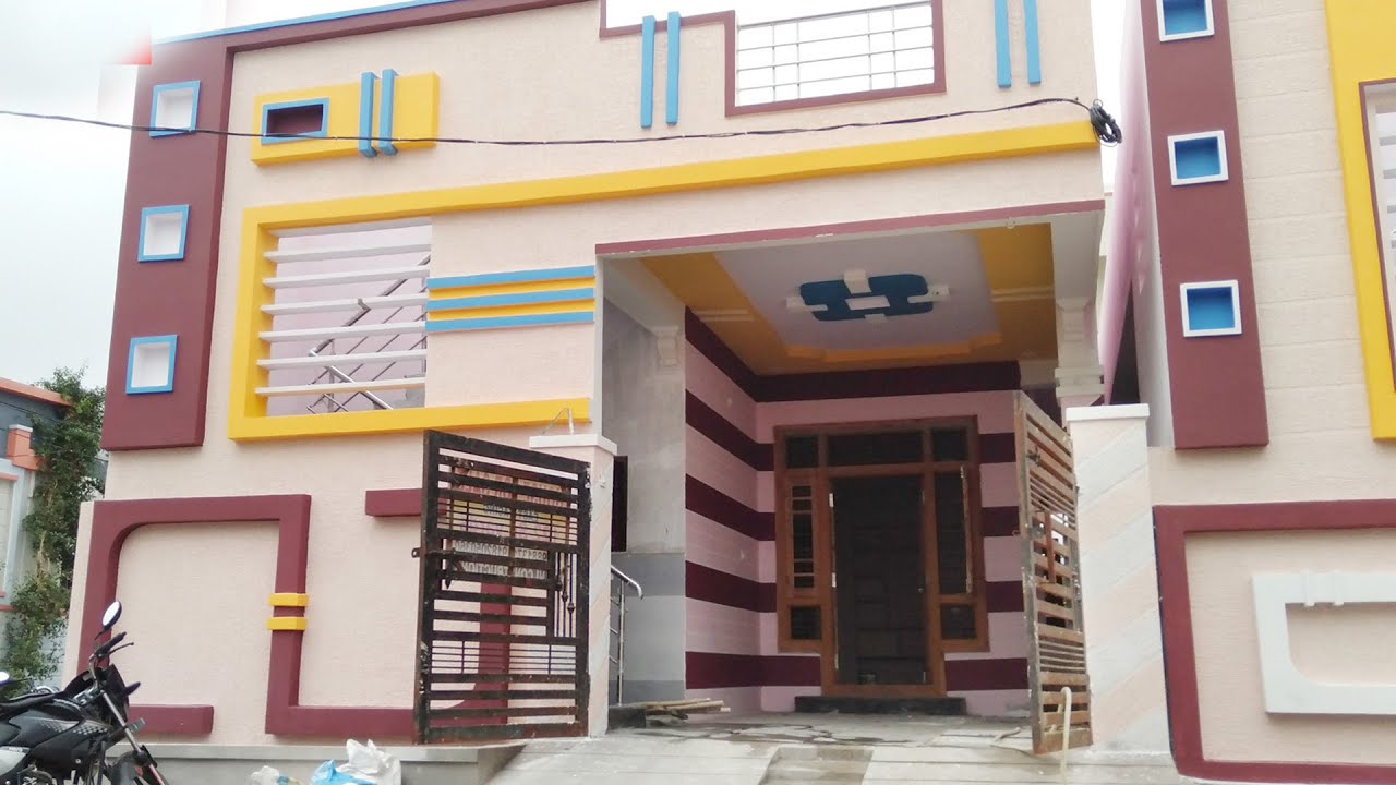 27.5 x 40 East face house plan walkthrough inside // free download