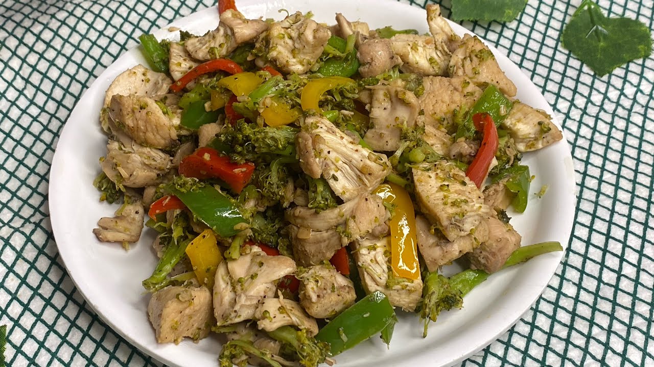Рецепт куриного салата | Куриный салат | Диетическая курица | Диетический рецепт в домашних услов...