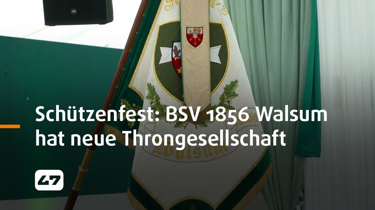 STUDIO 47 .live | SCHÜTZENFEST MIT KÖNIGSSCHIESSEN: BSV 1856 WALSUM HAT NEUE THRONGESELLSCHAFT