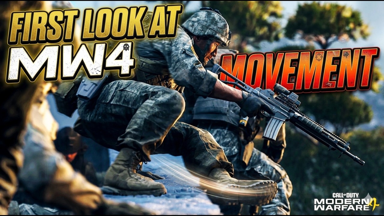 First Look at Modern Warfare 4's Movement ! #mw4