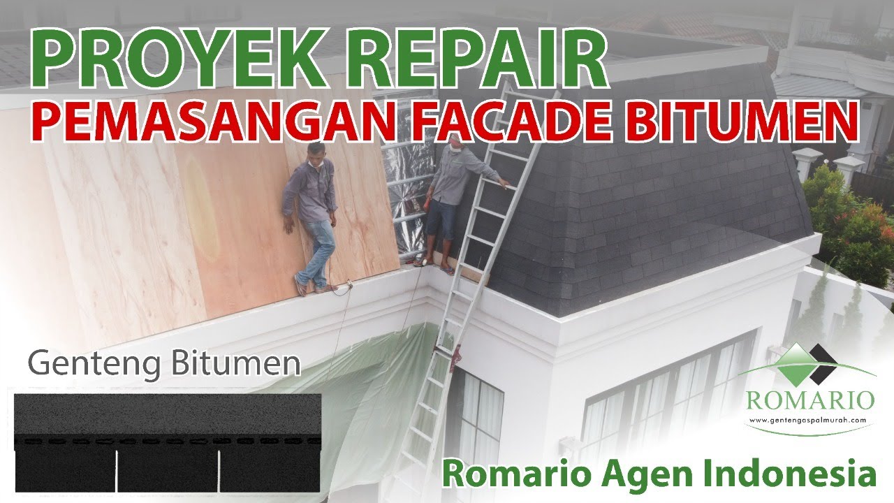 Cara pemasangan Genteng Aspal Sesuai Standar │ 3-TAB Bitumen, Merk SEETON #GarudaAgenIndonesia