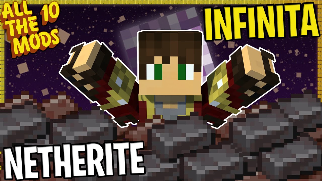 NETHERITA INFINITA, INDUSTRIAL FOREGOING E A VARA DE ACELERAÇÃO !!! ATM 10 Rush #03