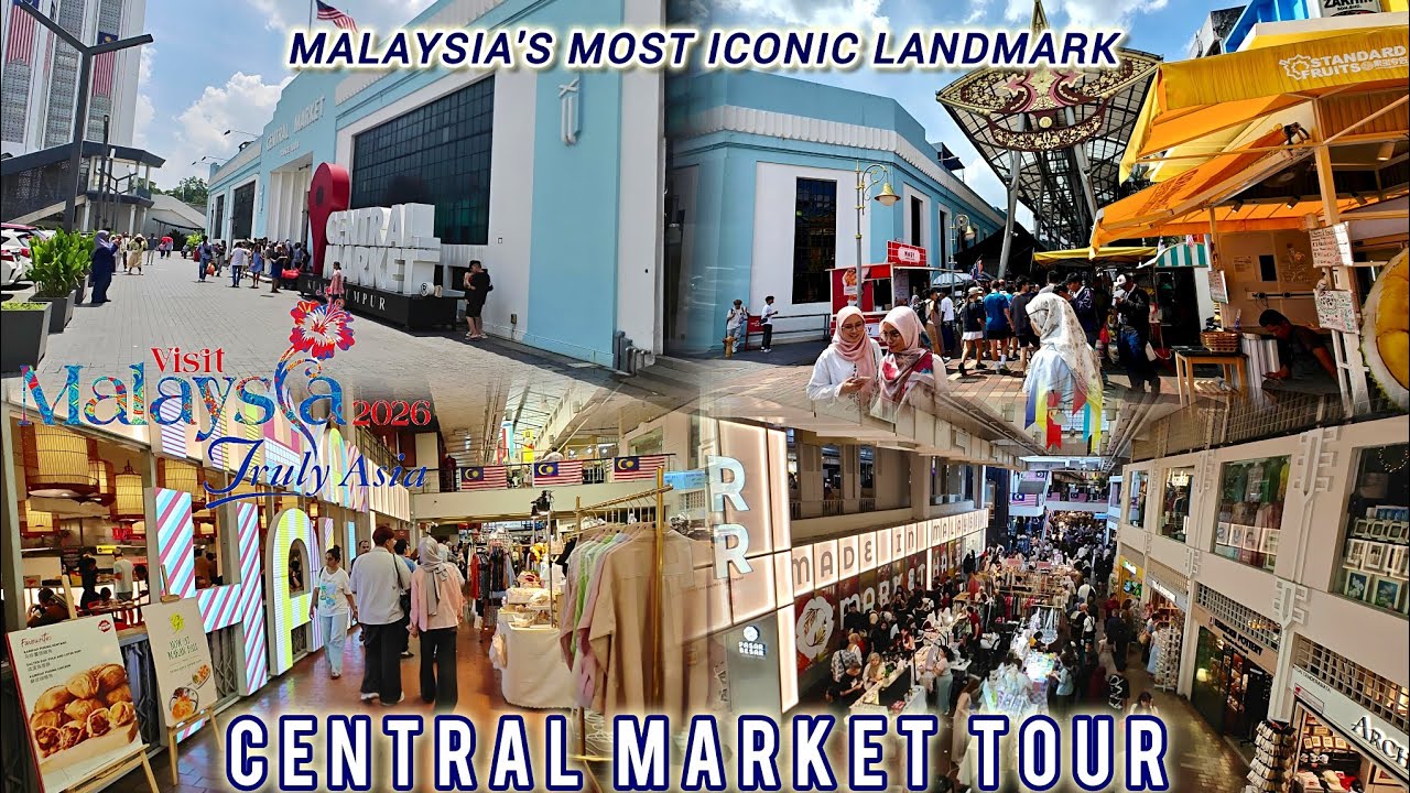 CENTRAL MARKET(PASAR SENI)TOUR- MALAYSIA ICONIC OLDEST LANDMARK MALL IN KUALALAMPUR TRAVEL&TOURISM🇲🇾
