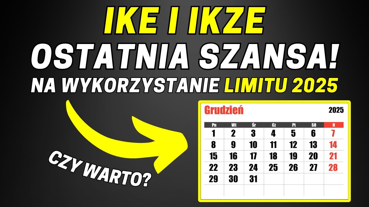 Czy warto jeszcze wykorzystać limity 2025? Moje doświadczenia z IKE i IKZE!