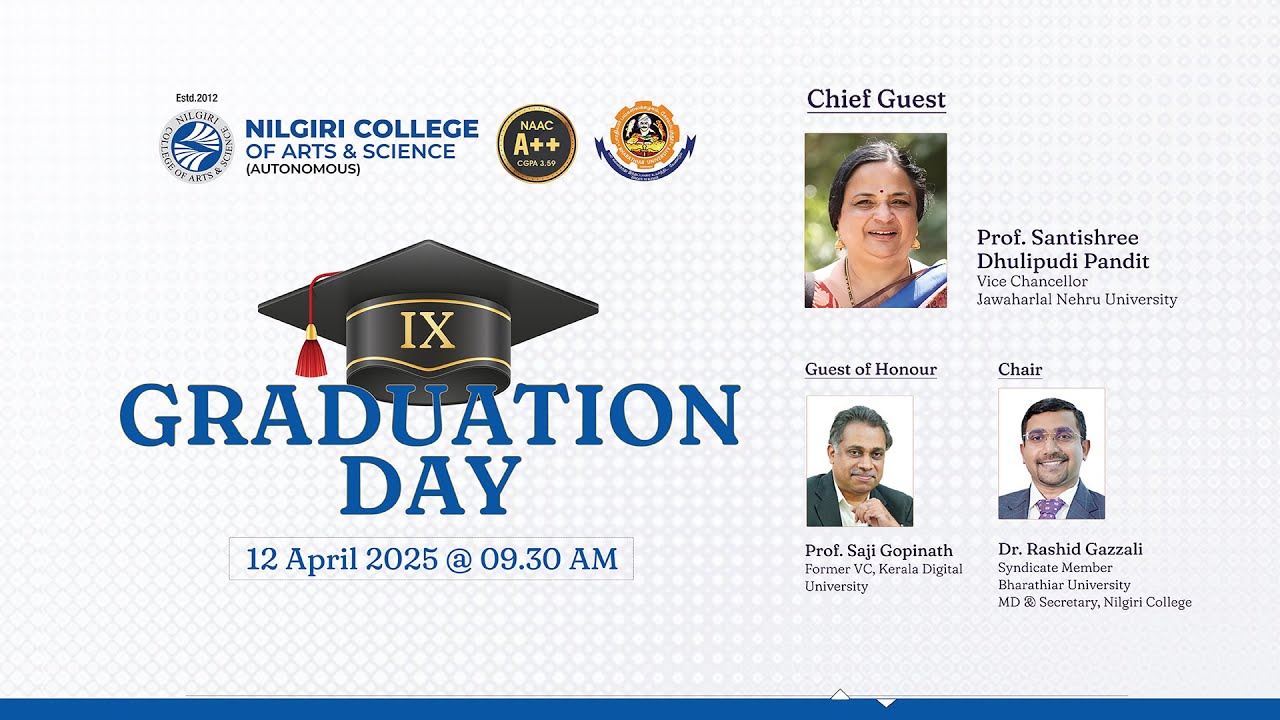 IX Graduation Day  |  Nilgiri College  |  2025