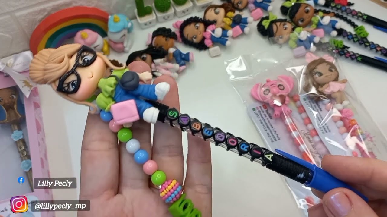 🎀Fácil e lindas -  Canetas Personalizadas com Dicas Embalagem