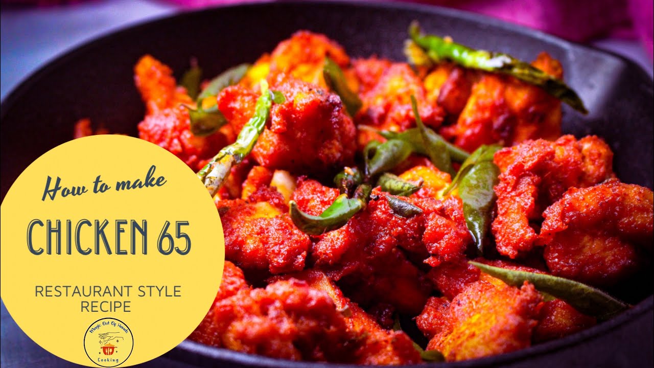 How to make chicken 65 / Super juicy and crispy chicken 65 recipe / chicken recipes / chicken 65