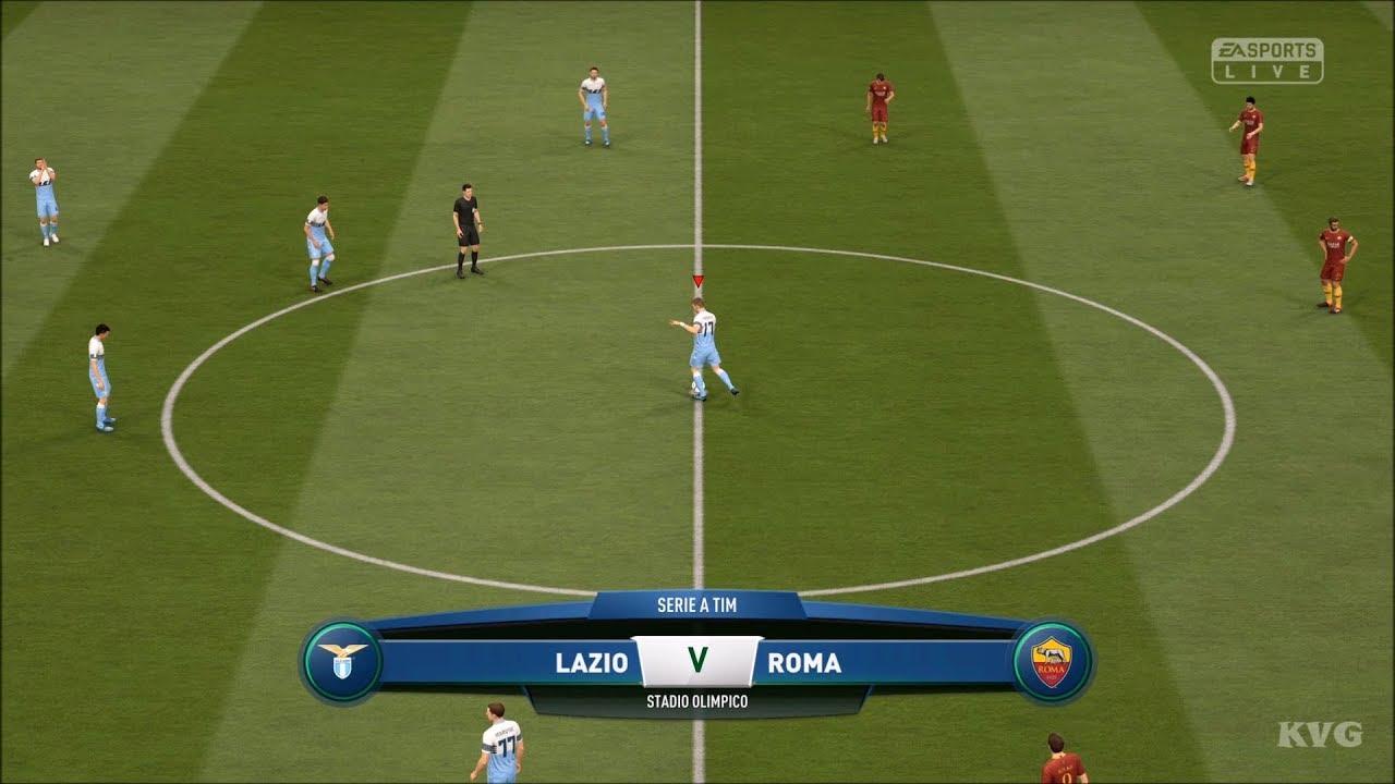 FIFA 19 - SS Lazio vs AS Roma - Gameplay (HD) [1080p60FPS]