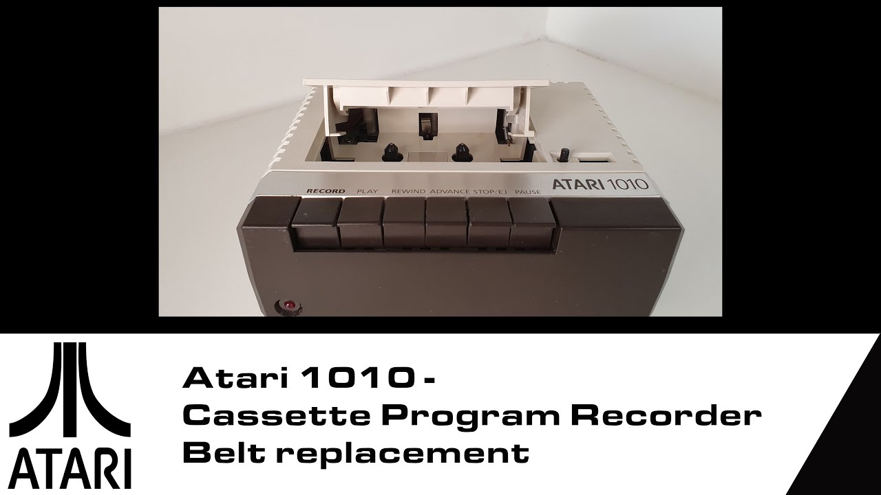 Atari 1010 - Cassette Program Recorder - Belt replacement