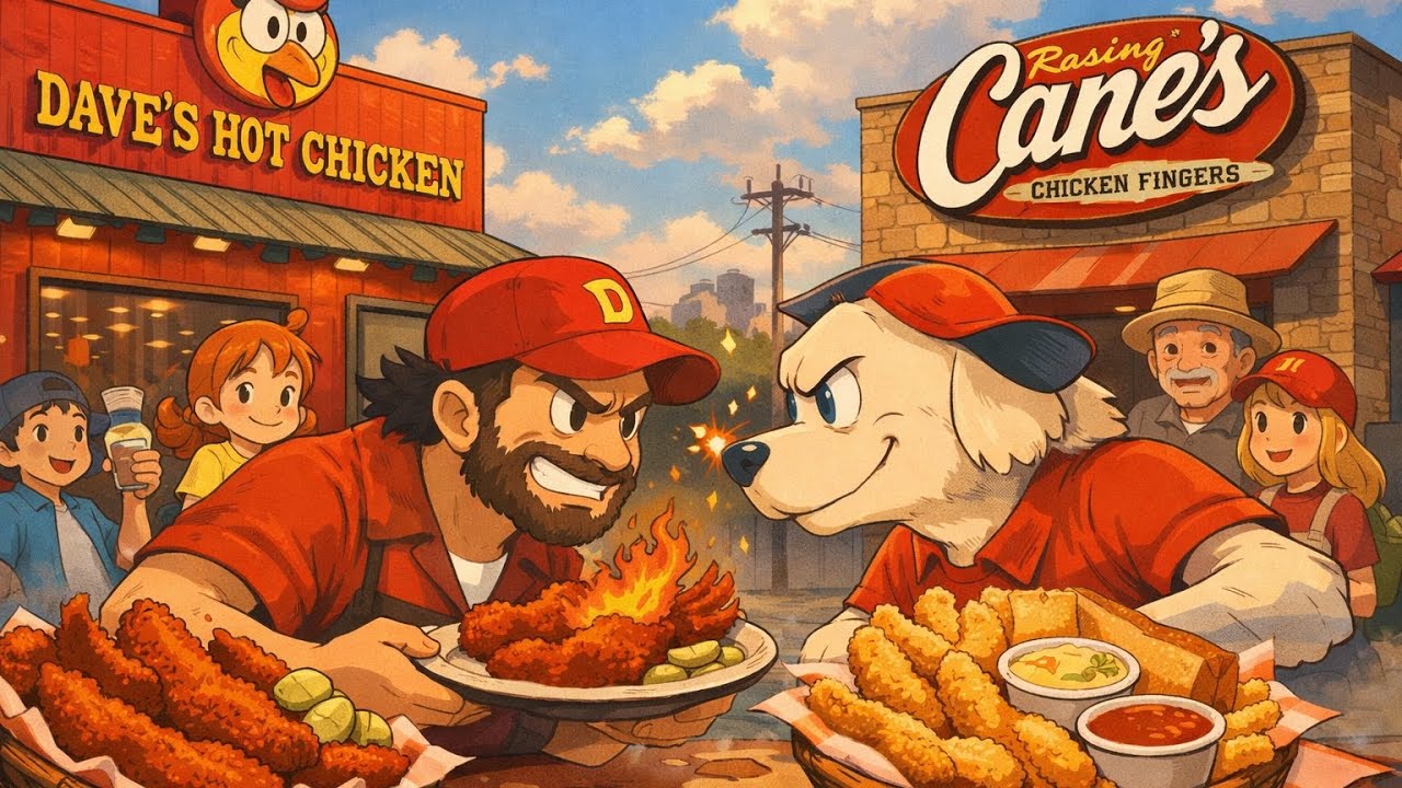 DAVE'S HOT CHICKEN VS RAISING CANES