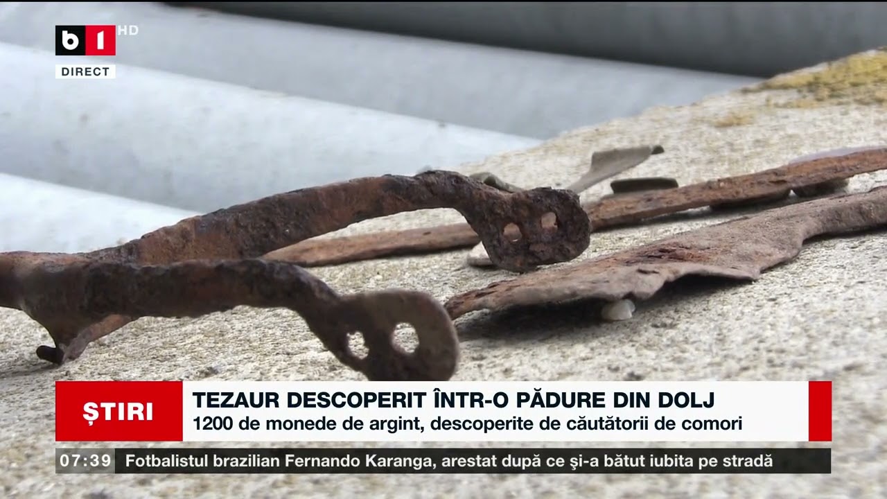 TEZAUR DESCOPERIT ÎNTR-O PĂDURE DIN DOLJ_Știri B1_26 apr 2023