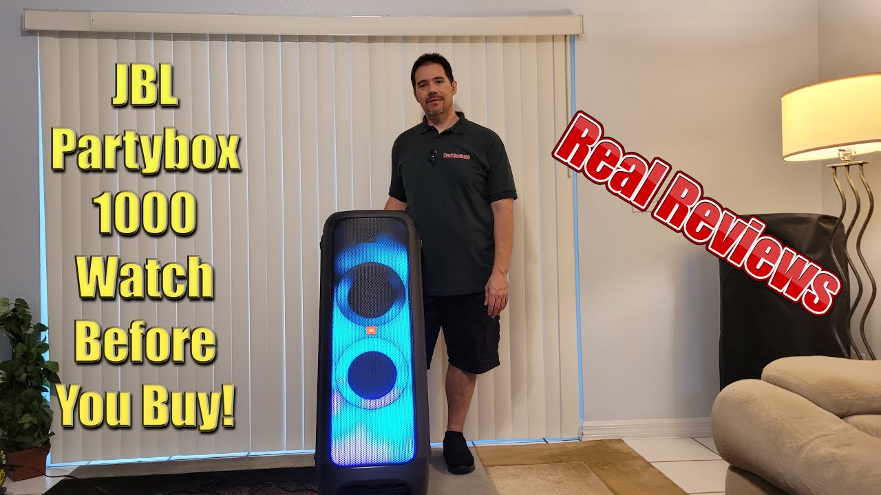 JBL Partybox 1000 Portable Party Speaker Unboxing & Real Review