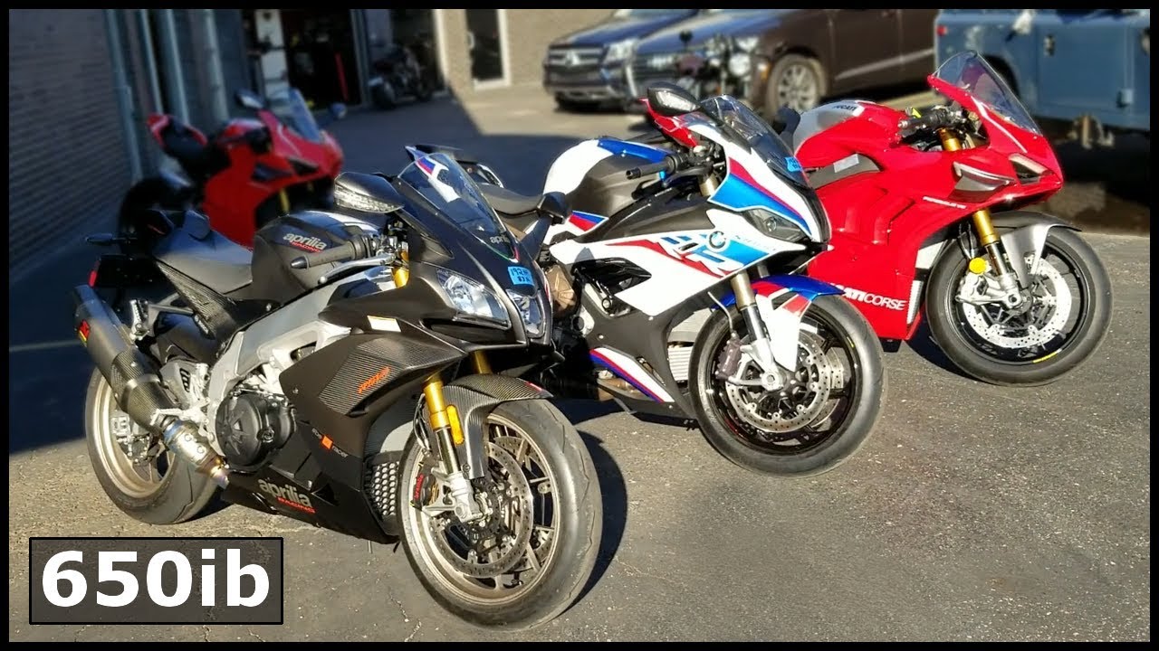 2020 BMW S1000RR M, Aprilia RSV4 1100 Factory, Ducati V4R | Same Dyno... Same Day!
