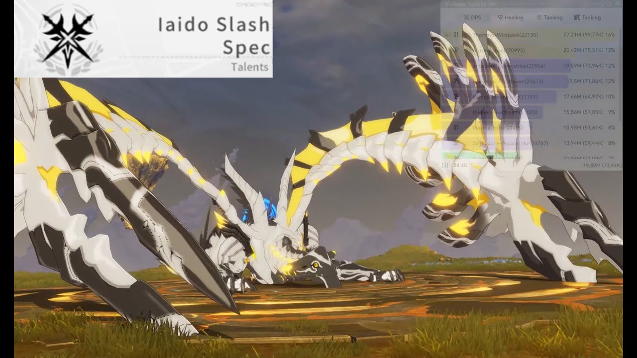Stormblade Iaido/Yellow Dragon Brutal! gameplay - Blue Protocol SR