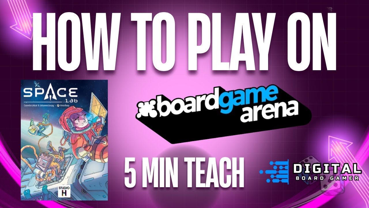 Space Lab: How to Play Tutorial on Board Game Arena