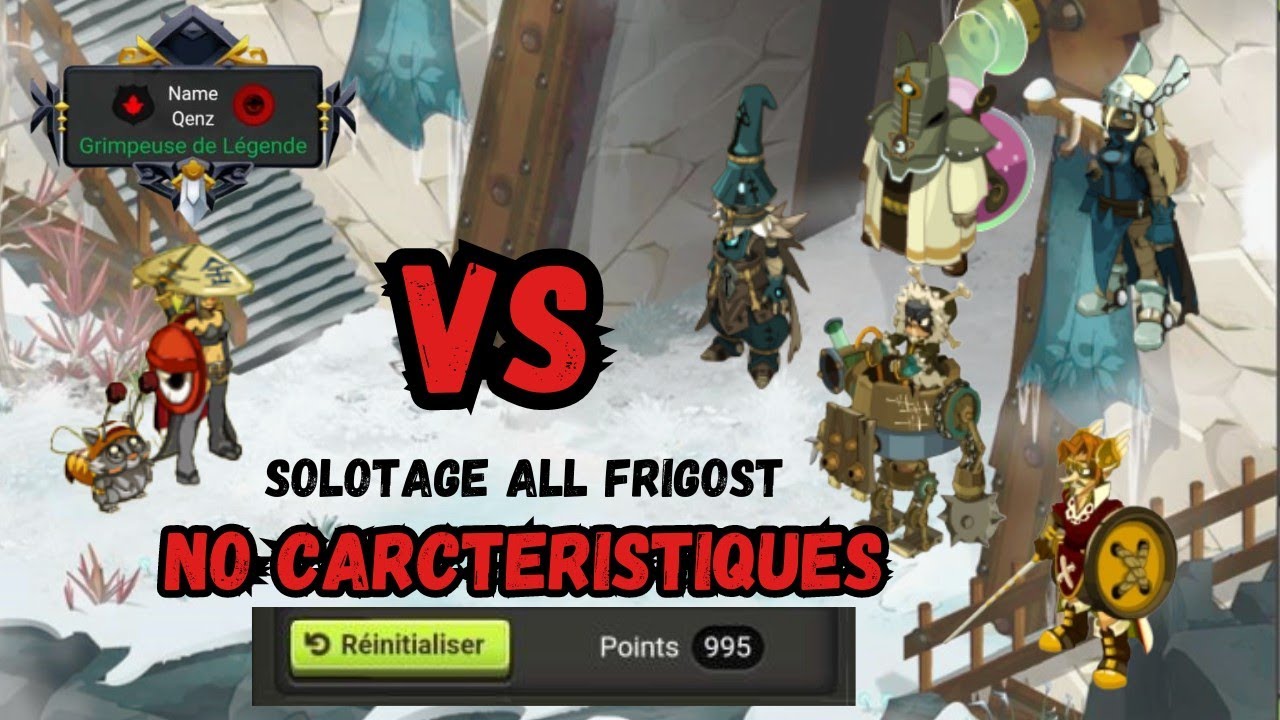 [DOFUS TOUCH] SOLOTAGE All Frigost 3 en Sram No caractéristiques 🥰🥰😜