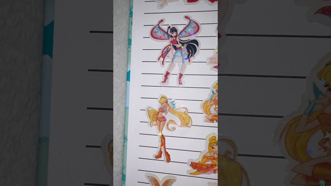 Sparkly Winx Stickers💕 