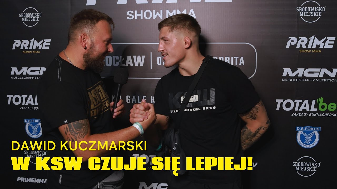Dawid Kuczmarski - W KSW czuje się lepiej! #mma #sports #sportywalki #ksw