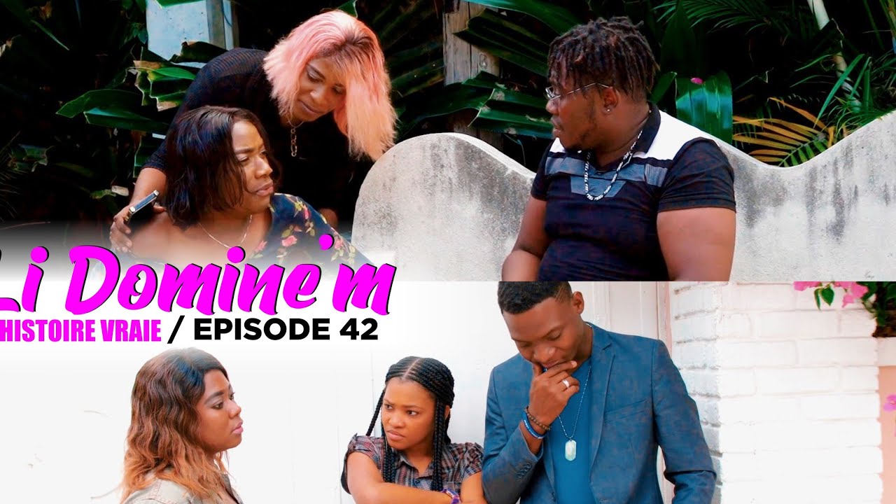 LI DOMINE M/Episode 42 [Atansyon projè sa pa pou timoun ] Pitit la ap bay Carlita kout pye nan vant