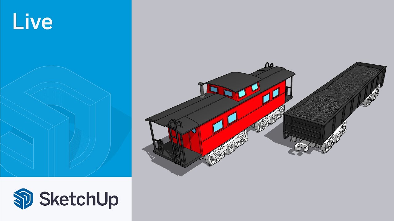 Modeling a Caboose Live with Aaron!