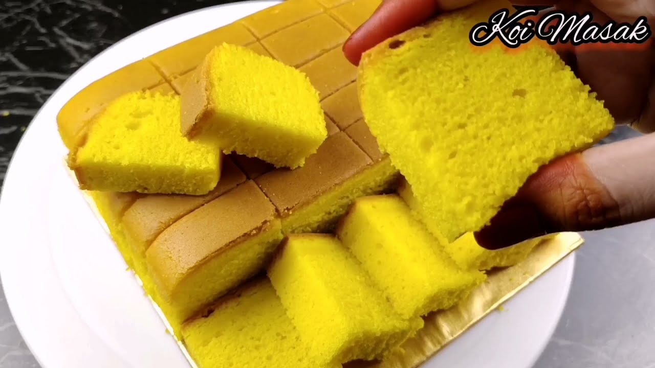 RESEPI BUTTER CAKE VIRAL | THAI BUTTER CAKE | SEDAP #kekbutter#buttercake