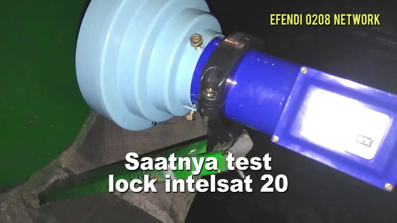 Modif Parabola bekas Astro Jadi Buat C -Band dan Lock Intelsat 20