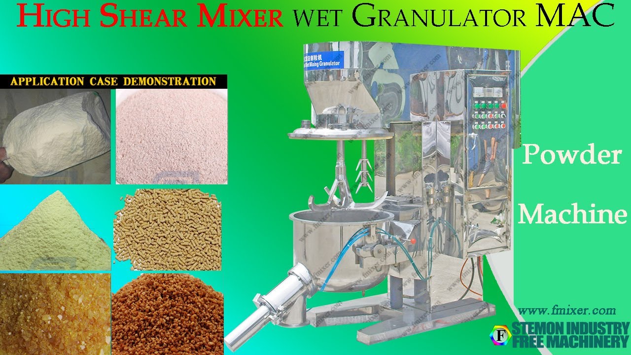 High shear planetary mixer┃Vertical type rapid mixer granulator machine